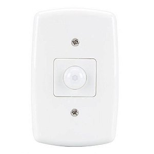 Sensor de presença interno MPE-20F de embutir parede – com fotocélula – branco