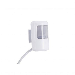 Sensor de presença interno premium PMPS-40F sobrepor parede – com fotocélula – branco