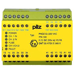 774100 - Pilz - PNOZ EX 230VAC 3n / o 1n / c