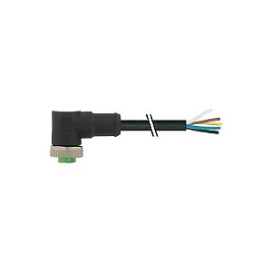 7700-A3031-UMB0150 MURRELEKTRONIK Mini (7/8) 3 pólos, fêmea 90° com cabo PUR, UL/CSA, 3x16AWG, preto, 1.5m