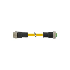 7700-A4A01-U1C1000 MURRELEKTRONIK Mini (7/8) 4 pólos, macho (Ext.) reto/fêmea reto, TPE, TC-ER+FT4, 4X16AWG,..