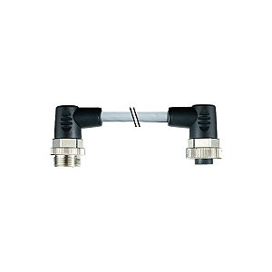 7000-50051-9610800 MURRELEKTRONIK 7/8" macho 90° / 7/8" fêmea 90° PUR 5x1.5 cinzento UL/CSA+cadeia porta-cab