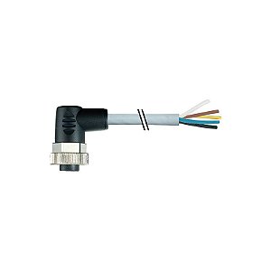 7000-78051-9652500 MURRELEKTRONIK 7/8" fêmea 90° com cabo PUR 5x1.0 cinzento 25m