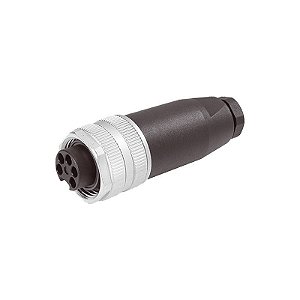 7000-78221-0000000 MURRELEKTRONIK 7/8'' fêmea 0° parafuso cableable no campo 5-pol. 10-12 mm