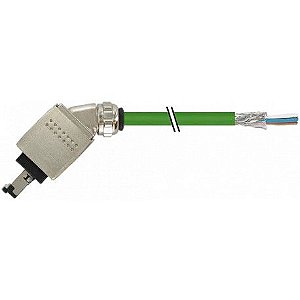 7000-74621-7960750 MURRELEKTRONIK RJ45 Push Pull macho 45º extremidade livre Profinet PUR 2x2xAWG22 blindado..