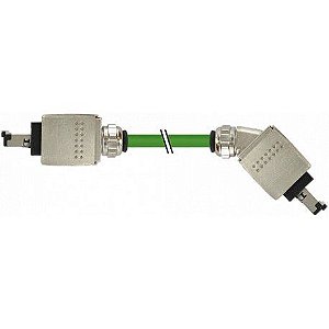 7000-74661-7960060 MURRELEKTRONIK RJ45 Push Pull macho 0º/ RJ45 Push Pull macho 45º PUR 2x2xAWG22 blindado v..