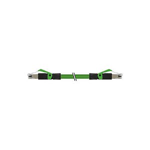 7000-74301-7942500 MURRELEKTRONIK RJ45 macho 0º / RJ45 macho 0º Ethernet PUR 2x2xAWG22 blindado verde UL,CSA