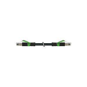 7000-74301-8510140 MURRELEKTRONIK RJ45 macho 0º / RJ45 macho 0º Ethernet PUR 2x2xAWG22 blindado preto UL/CSA