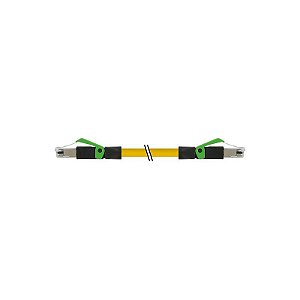 7000-74301-6750060 MURRELEKTRONIK RJ45 macho 0º / RJ45 macho 0º Ethernet PUR 2x2xAWG22 blindado amarelo UL/C..
