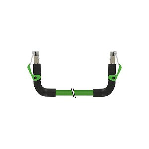 7000-74409-7960200 MURRELEKTRONIK RJ45 macho 90º cima / RJ45 macho 90º cima Ethernet PUR 2x2xAWG22 blindado