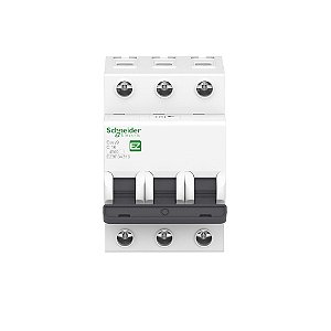DISJUNTOR EASY9 3P 80 A CURVA C 4,5 KA 230/400 V EZ9F33380