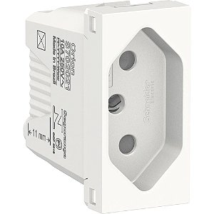 MÓDULO TOMADA 2P+T 10A BRANCO ORION S70202104