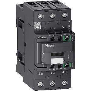 TESYS D CONTACTOR 3P 40A AC3 UP TO 440V COIL 24...60V AC/DC EVERLINK LC1D40ABNE