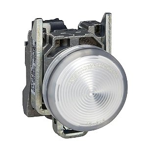 SINALIZADOR MODULAR Ø22MM METÁLICO, LED, BRANCO, 24VCA/CC XB4BVB1