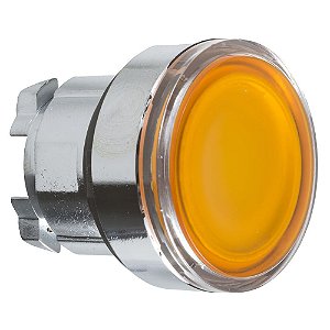 CABEÇOTE PARA BOTÃO LUMINOSO MODULAR Ø22MM METÁLICO, PARA LED INTEGRAL, LARANJA ZB4BW353