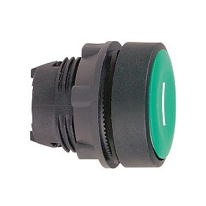 CABEÇOTE PARA BOTÃO Ø22MM PLÁSTICO, FACEADO, RETORNO POR MOLA, BRANCO, "?" ZB5AA334