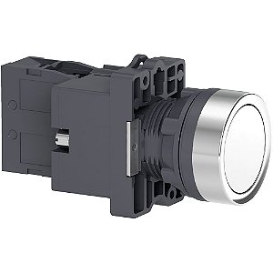 BOTÃO LUMINOSO Ø22MM PLÁSTICO, RETORNO POR MOLA, BRANCO, NA, 24VCA/CC XA2EW31B1