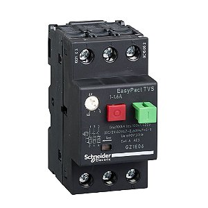 DISJUNTOR TERMOMAGNETICO TESYS GZ1E 11.6A BOTAO IMPULSAO GZ1E06