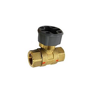 Válvula de esfera de controle roscada de aço inoxidável de 1-1 / 4 ″ 2 vias para atuador MVN (25 Cv)
