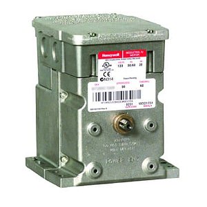 Atuador montado com pé de retorno sem mola de 24 V c / 2 Aux. Interruptores, controle de 4-20 mA, 300 lb-in