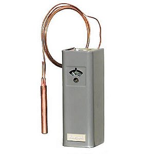 Controlador de temperatura comercial de bulbo remoto (5 a 95 F, capilar de 20 pés)