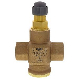 Válvula globo de cartucho bidirecional NPT de 1-1 / 2 ″ (25 Cv)