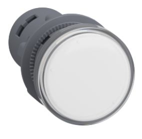 XA2EVQ1LC - Sinalizador monobloco plástico Ø22mm, LED, branco, 380...400VCA