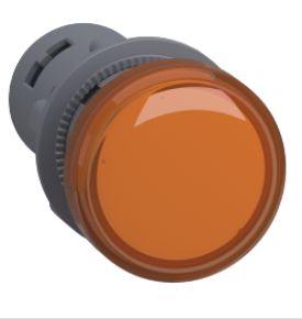 XA2EVQ5LC - Sinalizador monobloco plástico Ø22mm, LED, laranja, 380...400VCA