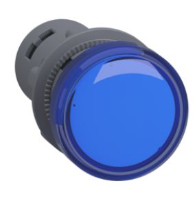 XA2EVMD6LC - Sinalizador Ø22mm plástico, LED, azul, 220VCC