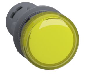 XA2EVQ8LC - Sinalizador monobloco plástico Ø22mm, LED, amarelo, 380...400VCA