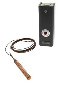 Bulbo remoto Controlador de temperatura comercial, 30 F a 50 F, capilar de 10 pés, elemento de detecção de bulbo de cobre, Reinicialização manual