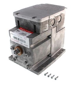 Atuador montado no pé de retorno de mola de 24 V c / 2 aux. interruptores, 60 lb-in
