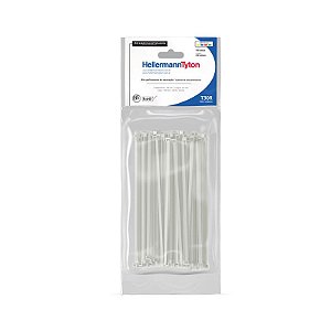 ABRAÇADEIRA NYLON 150MMX3,6 BRANCA T30R HELLERMANN C100