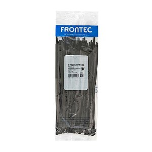 ABRAÇADEIRA NYLON 200MMX3,7 PRETA FRONTEC C100