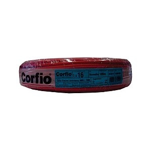 CABO FLEXÍVEL 16,0MM VERMELHO CORFIO C100