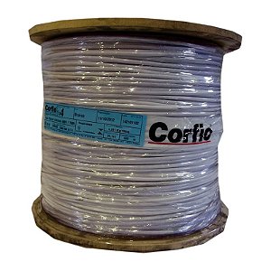 CABO FLEXÍVEL BOBINA 4,0MM BRANCO CORFIO C600