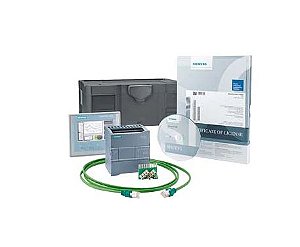 Kit básico para iniciantes Siemens S7-1200+KTP400 Composto por: CPU 1212C AC/DC/relay - 6AV6651-7KA02-3AA4