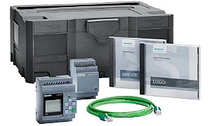 Siemens LOGO! kit inicial 12/24RCE V8.3 com LOGO! 24/12 RCE - 6ED1057-3BA01-0AA8