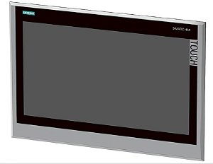 Siemens SIMATIC HMI TP1900 Comfort INOX Frente em aço inoxidável - 6AV2144-8UC10-0AA0