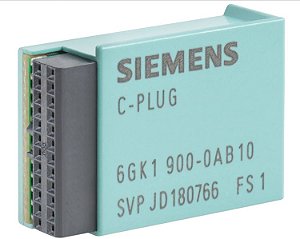 Suporte de armazenamento de dados removível Siemens C-plug para fácil substituição do dispositivo - 6GK1900-0AQ00
