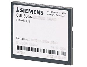 CARTÃO COMPACTFLASH Siemens SINAMICS S120 SEM EXTENSÃO DE DESEMPENHO INCLUINDO CE - 6SL3054-0FB00-1BA0