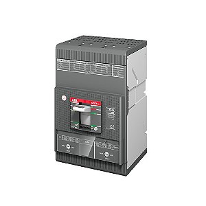 Disjuntor em caixa moldada XT4N 100 A, 3 polos, relé TMA, Icu 36 kA em 380V, 1SDA068087R1, ABB