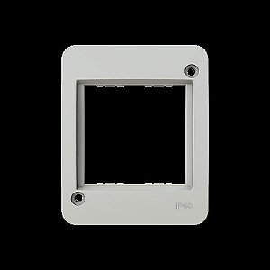 2CSK2240CH ABB - IP40 enclosure, 2 places, 2 modules width Grey  - Chiara