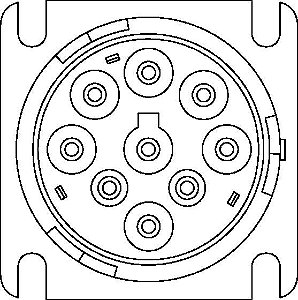 AHD10-9-1939PE Amphenol