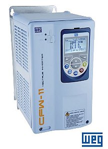 Inversor de Frequencia Weg CFW11 Trifasico 10CV/380V - 12,5CV/440V  CFW11.0017T4SZ - CMC COMÉRCIO E IMPORTAÇÕES DE MATERIAIS ELÉTRICOS