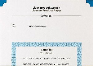 LIC-PLC-MXP-SMALL - Licença PLC SMALL, para XV-2… -57MPN… e XV (S) 400 (5.7z e 8.4z)