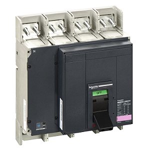 33245 - Estrutura básica do disjuntor, ComPact NS 1000H, 70 kA a 415 VAC, 1000 A, fixo, operado manualmente, sem unidade de desarme, 4 P