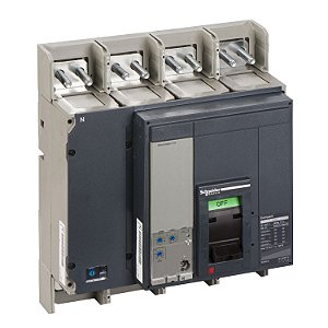 33475 - Disjuntor ComPact NS1000N, 50 kA a 415 VAC, disparador Micrologic 2.0, 1000 A, fixo, 4 pólos 4d