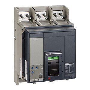 33478 - Disjuntor ComPact NS1250N, 50 kA a 415 VAC, disparador Micrologic 2.0, 1250 A, fixo, 3 polos 3d