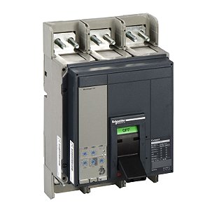 33558 - Disjuntor ComPact NS1000N, 50 kA a 415 VAC, disparador Micrologic 5.0, 1000 A, fixo, 3 polos 3d